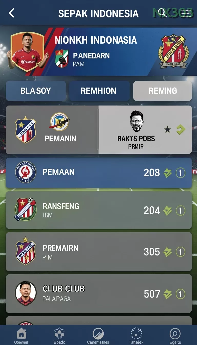 Cuplikan layar KERISTOTO — pengaturan akun